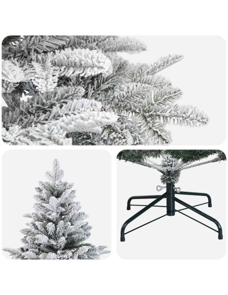 Albero di Natale Artificiale con Rami Pieghevoli 240 cm