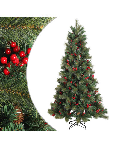 Albero di Natale Artificiale con Rami Pieghevoli 240 cm