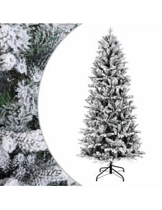 Albero di Natale Artificiale con Rami Pieghevoli 240 cm 2