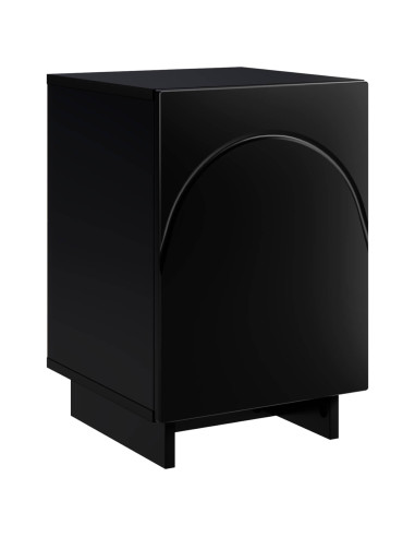 Comodino Nero 33,5 x 34,5 x 50 cm Legno ingegnerizzato