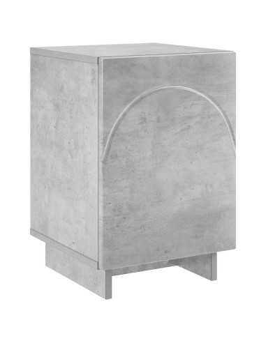 Comodino Grigio Cemento 33,5 x 34,5 x 50 cm