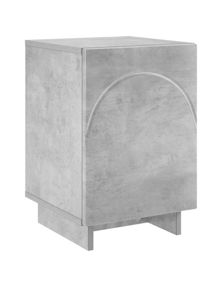 Comodino Grigio Cemento 33,5 x 34,5 x 50 cm