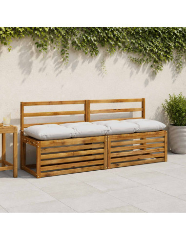 Cuscino per panchina VIANEN 100% Poliestere Bianco