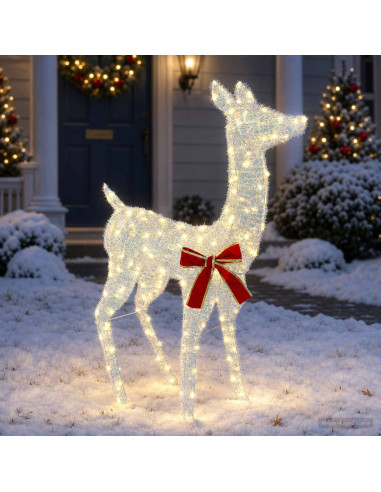 Renna di Natale 3D LOVIISA 110 LED Bianco caldo