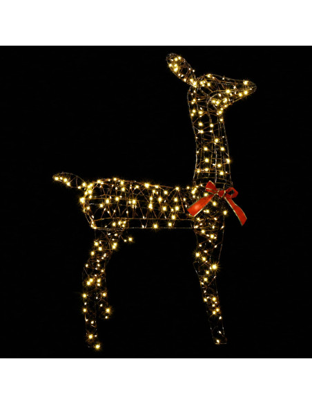 Renna di Natale 3D LOVIISA 285 LED Bianco caldo