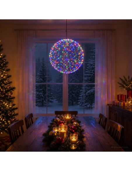 Luce a punta di Natale 950 LED Multicolore Ø 60 x 63 cm