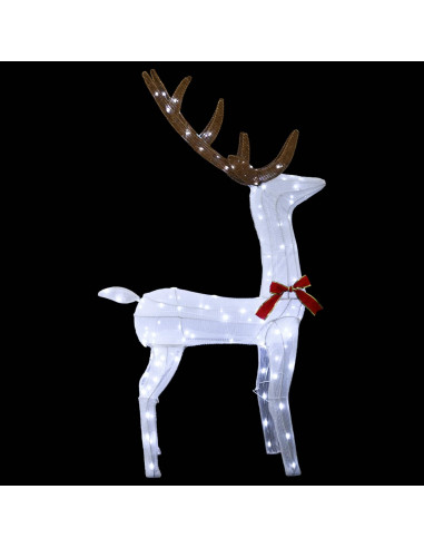 Renna di Natale 3D LOVIISA 140 LED Bianco freddo