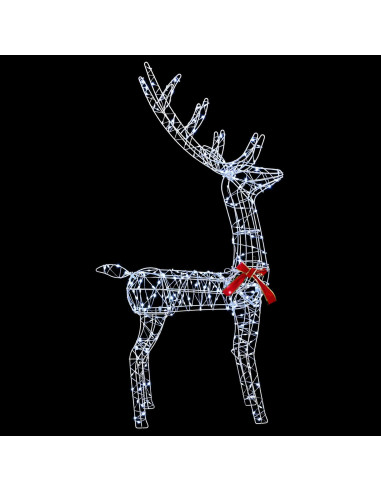 Renna di Natale 3D LOVIISA 300 LED Bianco freddo