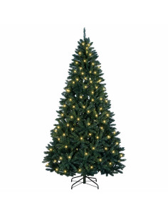 Albero di Natale Artificiale con Rami Pieghevoli 270 cm 600 LED 2