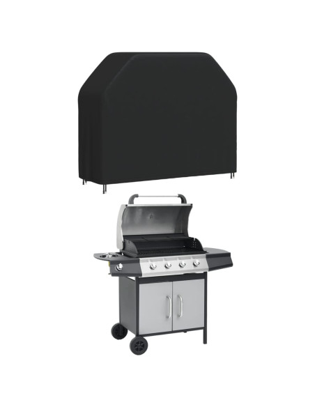 Coperture per Barbecue 2 pz 162x61x122 cm 420D Tessuto Oxford