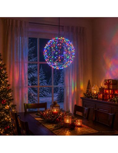 Luce a punta di Natale 500 LED Multicolore Ø 40 x 42 cm