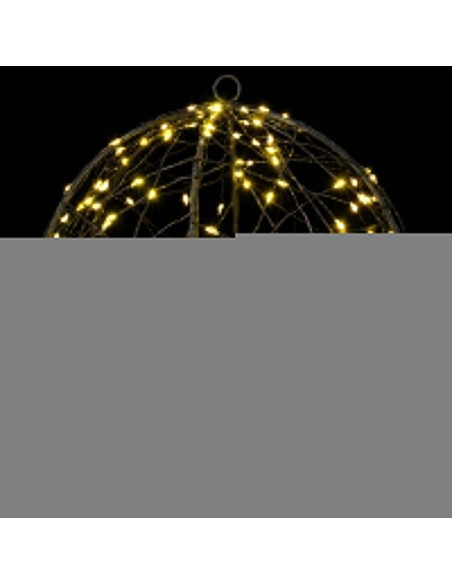 Luce a punta di Natale 200 LED Bianco caldo Ø 20 x 22 cm