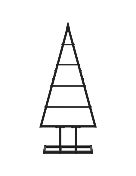 Albero di Natale in metallo KUOPIO 60 cm Metallo Nero