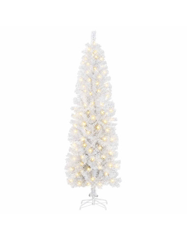 Albero di Natale Artificiale Sottile 180 cm 300 LED