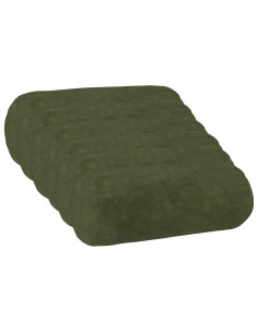 Cuscino con cuscino HEERLEN 6 pz Verde Fleece in microfibra