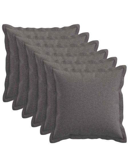 Cuscino con cuscino HOUTEN 6 pz Grigio Chiaro Lino