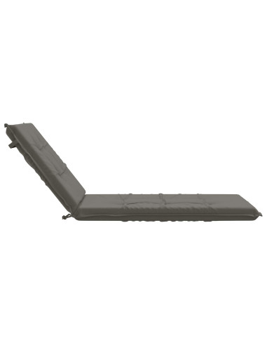 Cuscino per Lettino GEMERT 100% Poliestere Grigio