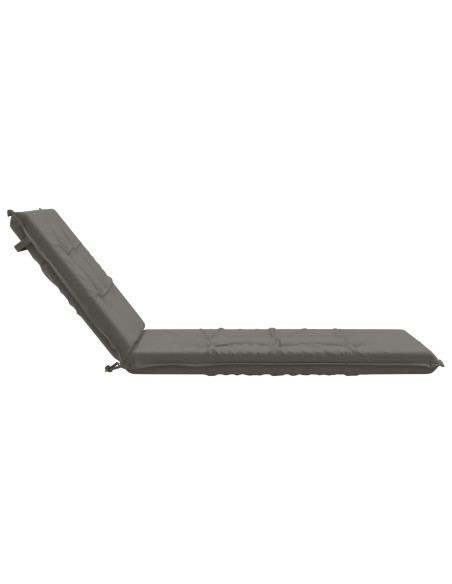 Cuscino per Lettino GEMERT 100% Poliestere Grigio