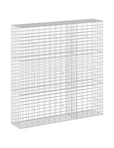 Gabione con Filo da 5 mm e Rete da 5x10 cm 150x30x150 cm 2