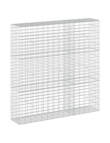 Gabione con Filo da 5 mm e Rete da 5x10 cm 150x30x150 cm