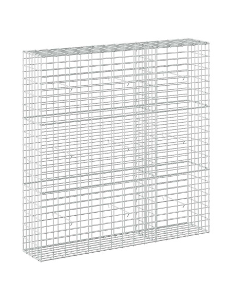 Gabione con Filo da 5 mm e Rete da 5x10 cm 150x30x150 cm
