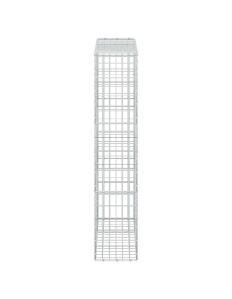 Gabione con Filo da 5 mm e Rete da 5x10 cm 150x30x150 cm