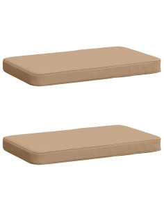 Cuscini per Panchina a 2 Pezzi VUGHT 2 pcs 100% Poliestere 2