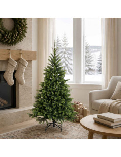 Albero di Natale Artificiale con Rami Pieghevoli 150 cm