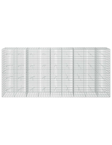 Gabione con Filo da 5 mm e Rete da 5x10 cm 450x20x200 cm