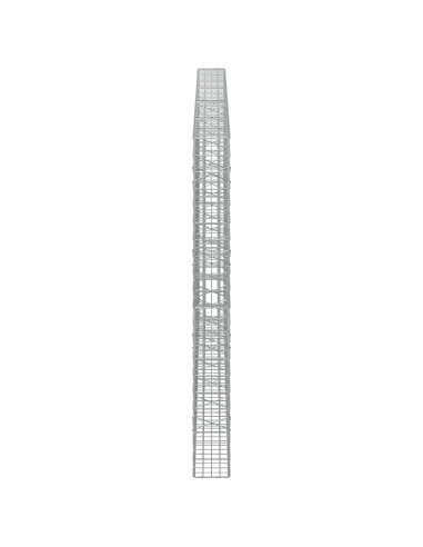 Gabione con Filo da 5 mm e Rete da 5x10 cm 450x20x200 cm
