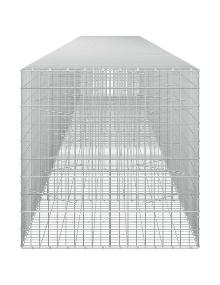 Gabione con Filo da 5 mm e Rete da 5x10 cm 750x100x100 cm