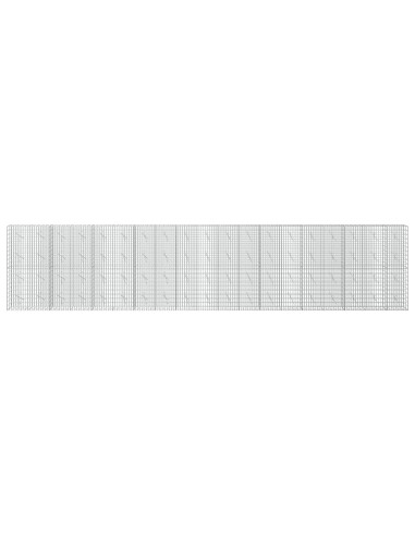 Gabione con Filo da 5 mm e Rete da 5x10 cm 950x10x200 cm