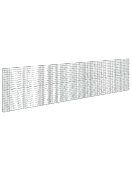 Gabione con Filo da 5 mm e Rete da 5x10 cm 800x10x200 cm