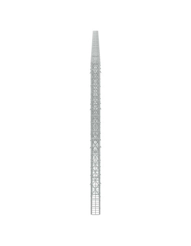 Gabione con Filo da 5 mm e Rete da 5x10 cm 800x10x200 cm