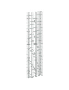 Gabione con Filo da 5 mm e Rete da 5x10 cm 50x10x200 cm 2