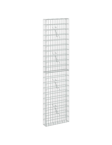 Gabione con Filo da 5 mm e Rete da 5x10 cm 50x10x200 cm