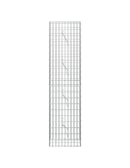 Gabione con Filo da 5 mm e Rete da 5x10 cm 50x10x200 cm