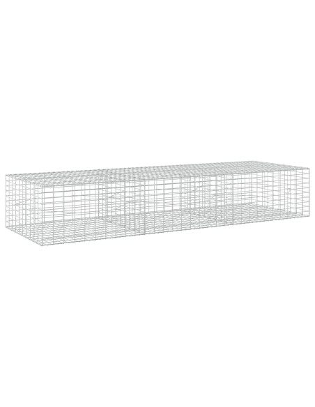 Gabione con Filo da 5 mm e Rete da 5x10 cm 300x100x50 cm