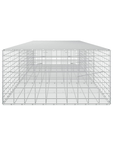 Gabione con Filo da 5 mm e Rete da 5x10 cm 300x100x50 cm