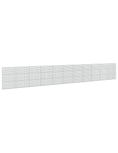 Gabione con Filo da 5 mm e Rete da 5x10 cm 1100x10x150 cm 2