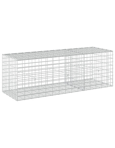 Gabione con Filo da 5 mm e Rete da 5x10 cm 150x50x50 cm
