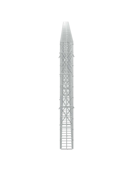 Gabione con Filo da 5 mm e Rete da 5x10 cm 750x10x100 cm