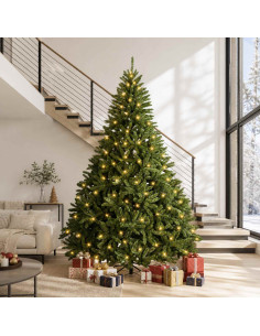 Albero di Natale Artificiale con Rami Pieghevoli 300 cm