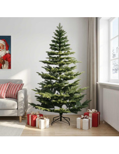 Albero di Natale Artificiale con Rami Pieghevoli 210 cm