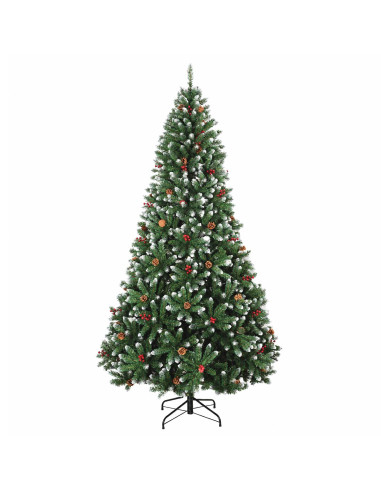 Albero di Natale Artificiale con Rami Pieghevoli 210 cm PVC
