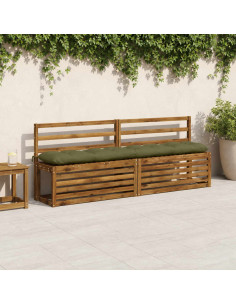 Cuscino per panchina VIANEN 100% Poliestere Verde Oliva
