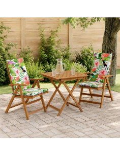 Cuscino per sedia a schienale alto GEMERT 2 pz 100% Poliestere
