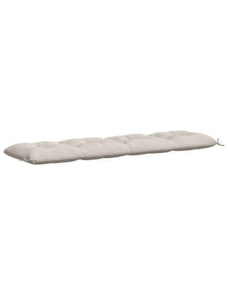 Cuscino per panchina VIANEN 100% Poliestere Bianco