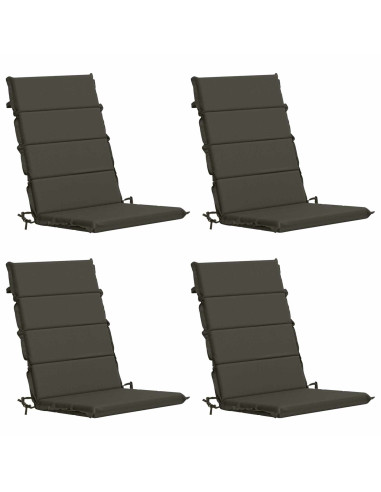 Cuscino per sedia a schienale alto GEMERT 4 pz 100% Poliestere