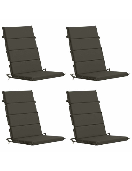 Cuscino per sedia a schienale alto GEMERT 4 pz 100% Poliestere